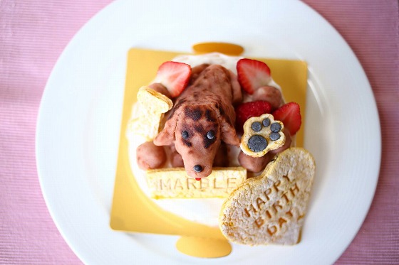 犬用バースデーケーキマーブルちゃん